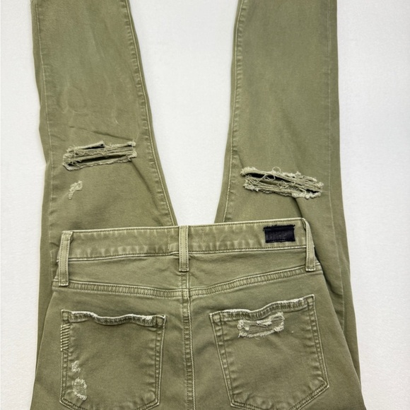 PAIGE Size 27 Hoxton Olive Ankle Jeans - Picture 3 of 5